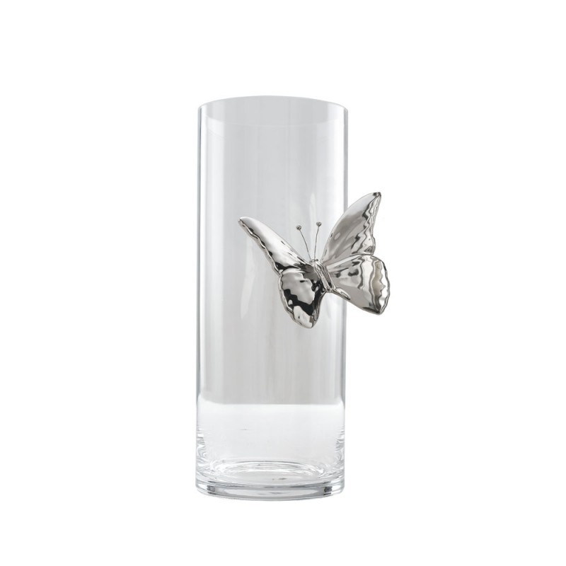 Illusion Butterfly C09/F Adriani & Rossi Vase papillon Illusion avec papillon en céramique