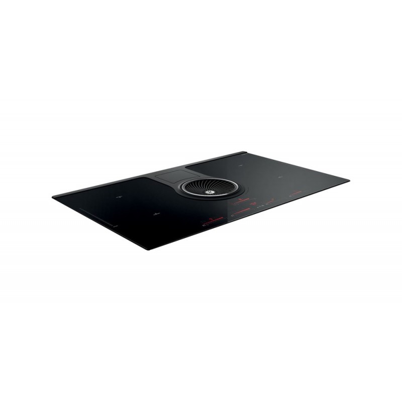 PRF0120975B Elica Induction hob with integrated extractor hood NIKOLATESLA ONE HP BL/A/83 PRF0120975B in 83 cm black glass