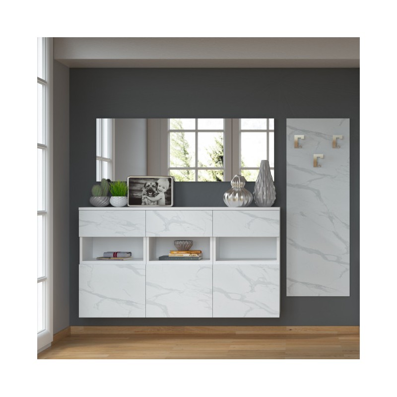 COMP H04 Maconi Wall unit for entrance hall H04 L. 150+50 cm