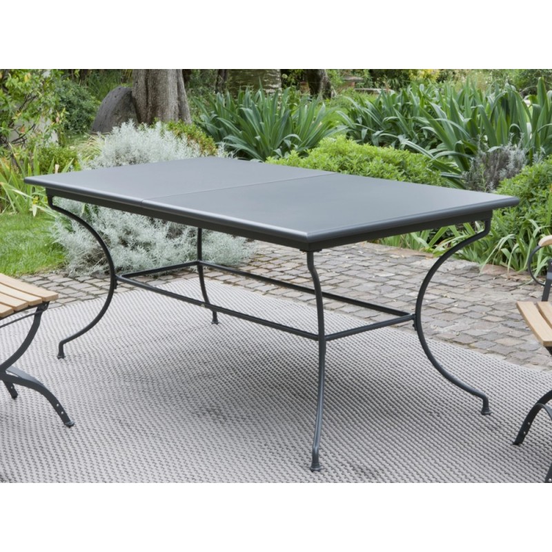 TOSCANA ARTAV Unopiù TOSCANA extendable table with metal structure and top 180(240)x90 cm