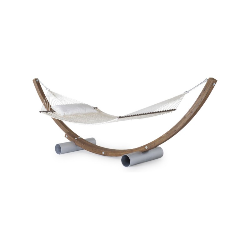 AMANDA AMACABF Unopiù Hammock AMANDA with structure in wood and steel and fabric cover