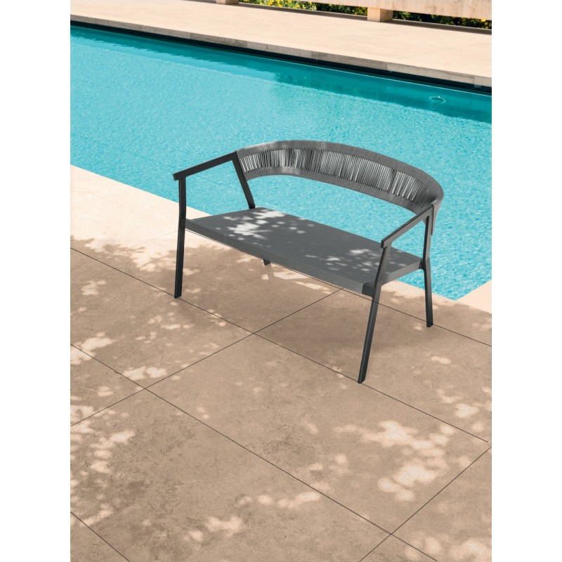 KEY KEYDIV Talenti Sofa 2 posti KEY con struttura alluminio 