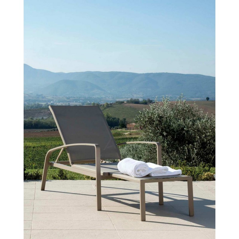 LADY LDYLET Talenti Lettino reclinabile LADY con struttura alluminio e seduta in textilene