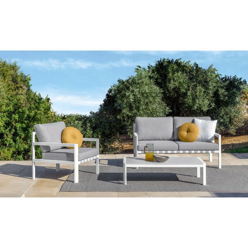 NUNÙ NUNPL Talenti NUNÙ armchair with aluminum structure and textilene seat