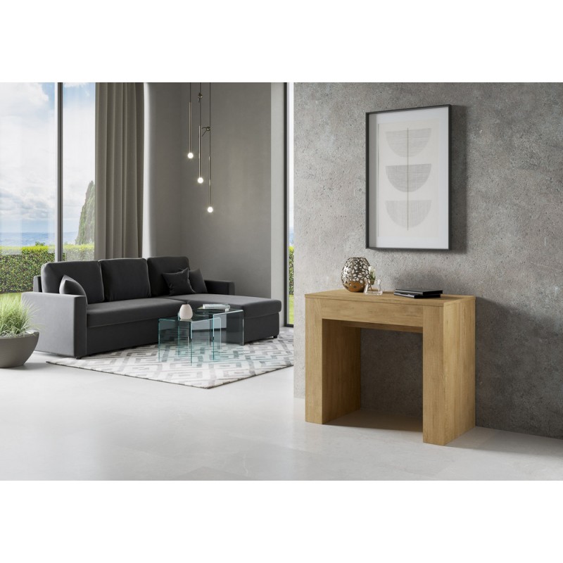 VE090COEXT440 Itamoby New Extra extendable console in melamine 90x49(307) cm