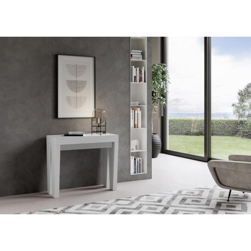 VECOSPIMBO300 Itamoby Spimbo console extensible en mélaminé 90x42(300) cm