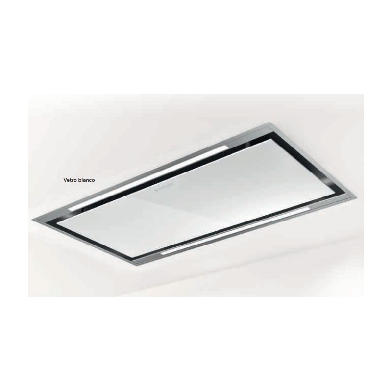 350.0669.936 Faber ceiling hood HEAVEN LIGHT PRO G/WH FLAT 350.0669.936 white finish 90 cm