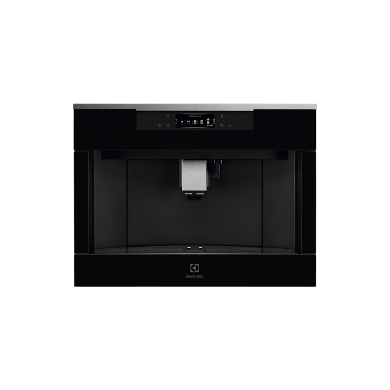KBC85X Machine à café automatique encastrable Electrolux KBC85X 60 cm, finition inox et noire