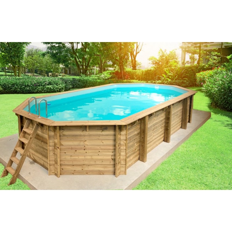  Piscina octogonal Losa Esterni da Vivere en pino impregnado en autoclave clase 4 657x407 cm