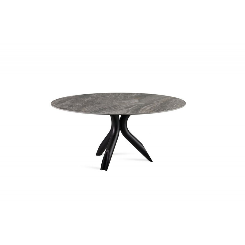 Pilé 3010 Table fixe Colico Pilé art. 3010 avec structure en frêne et plateau au choix