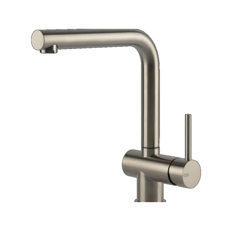 60596 239 Gessi Single lever mixer Acciaio Collection 60596 239 Steel Brushed finish