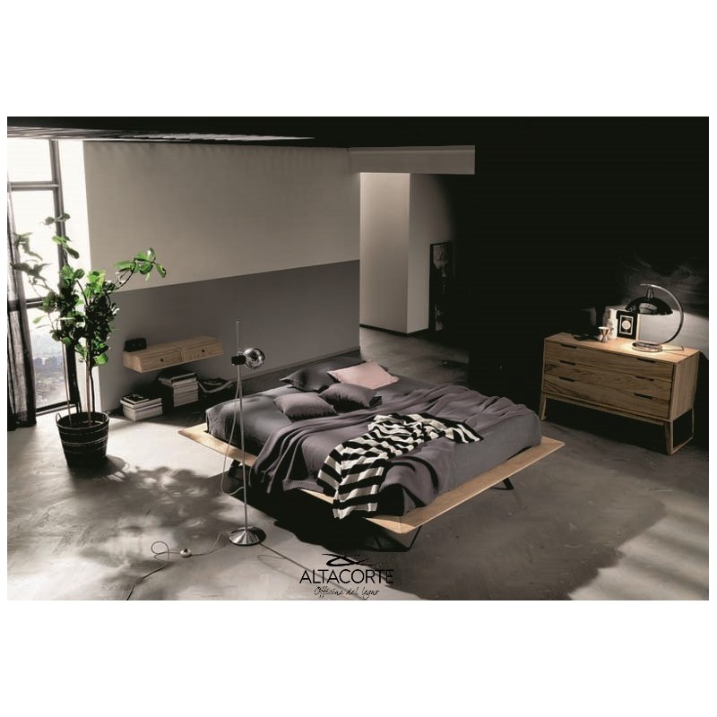 Giroletto Diamante Sommier Altacorte Lit double sans tête de lit Diamante Sommier 160 cm