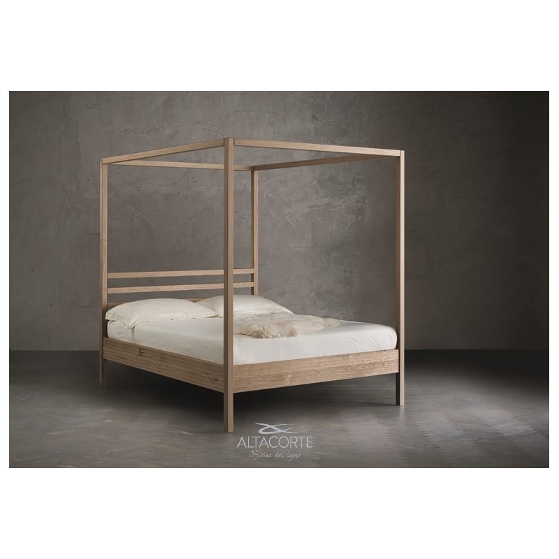 Letto Pia Nemo Altacorte Letto una piazza e mezza a baldacchino Nemo da 120 cm