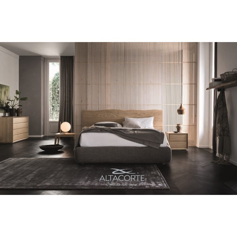 LB-ZN7210 Altacorte Nook Table de chevet 2 tiroirs en bois 50 cm et h. 44cm
