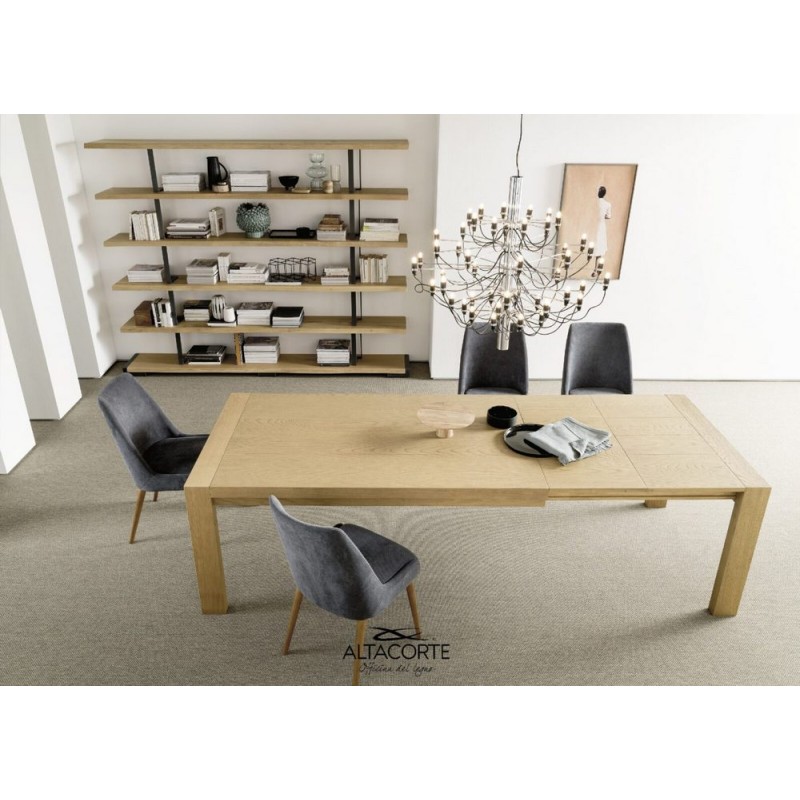 Montreal LB-TA9002ALL Altacorte Montereal extendable table with wooden structure and top 180(270)x100 cm - 2 extensions