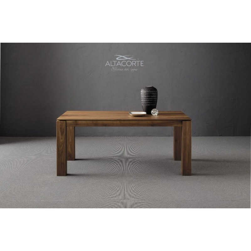 Santiago LB-TA850535 Table extensible Altacorte Santiago avec structure et plateau en bois 180(318)x100 cm - 2 rallonges
