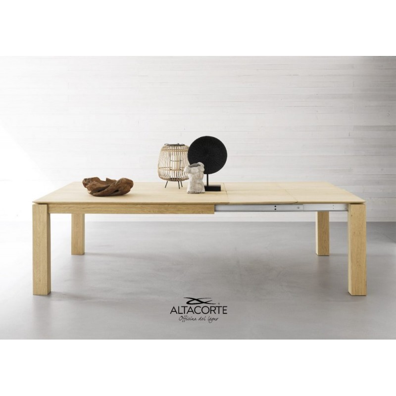 Santiago LB-TA850539 Altacorte Santiago extendable table with wooden structure and top 160(270)x160 cm - 4 extensions