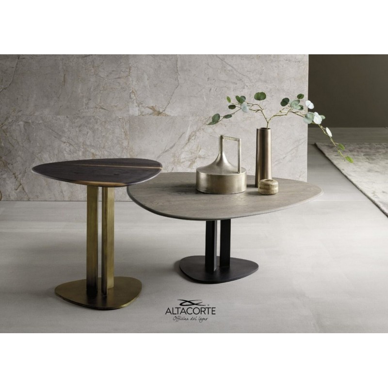 Jerry 2 LB-TA834395 Mesa de centro Jerry 2 de Altacorte con estructura de hierro y tapa a elegir 120x80 cms