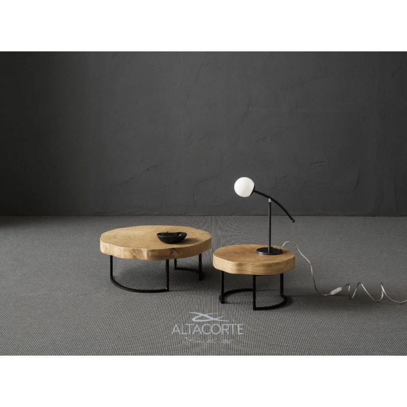 Tronco LB-ZG716 Altacorte Tronco round coffee table with iron structure and top of your choice with dimensions of your choice