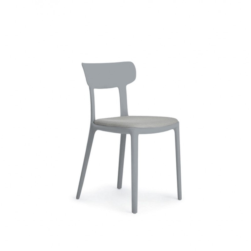 Gaia LB-ZG7552 Chaise Altacorte Gaia avec structure et assise en technopolymère - Avec coussin
