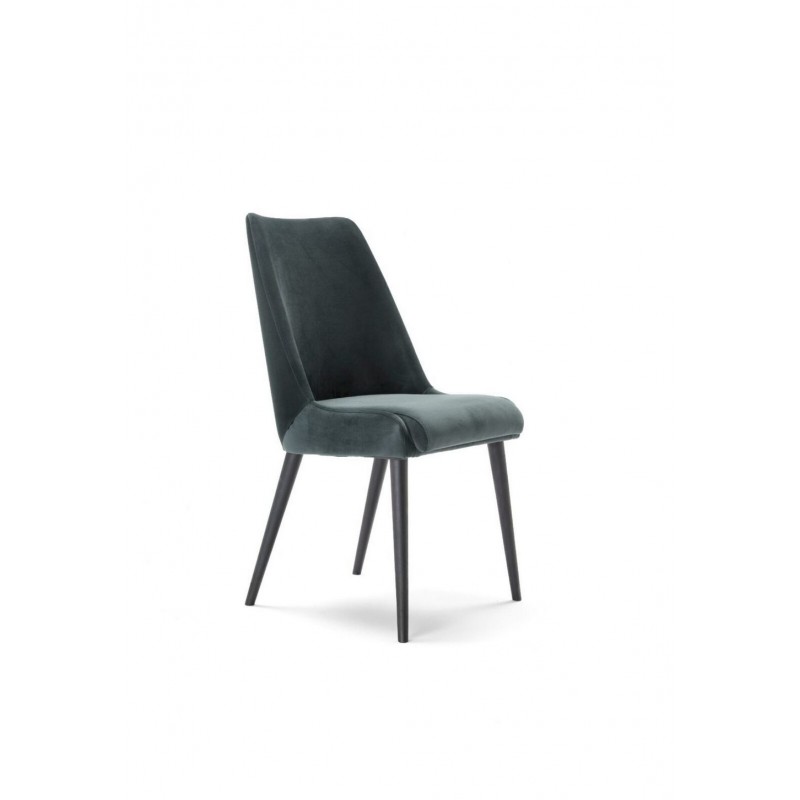 Zoe LB-ZG7547 Chaise rembourrée Altacorte Zoe avec structure en bois et assise au choix