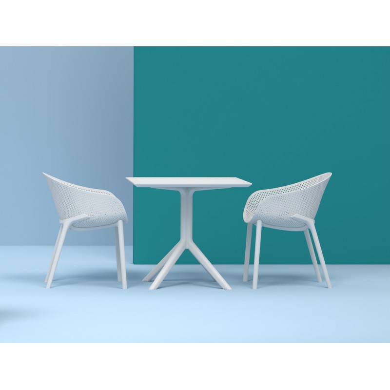 SKY 102 Siesta Armchair Hi-Tech Sky art. 102 with polypropylene structure and polypropylene shell - With armrests