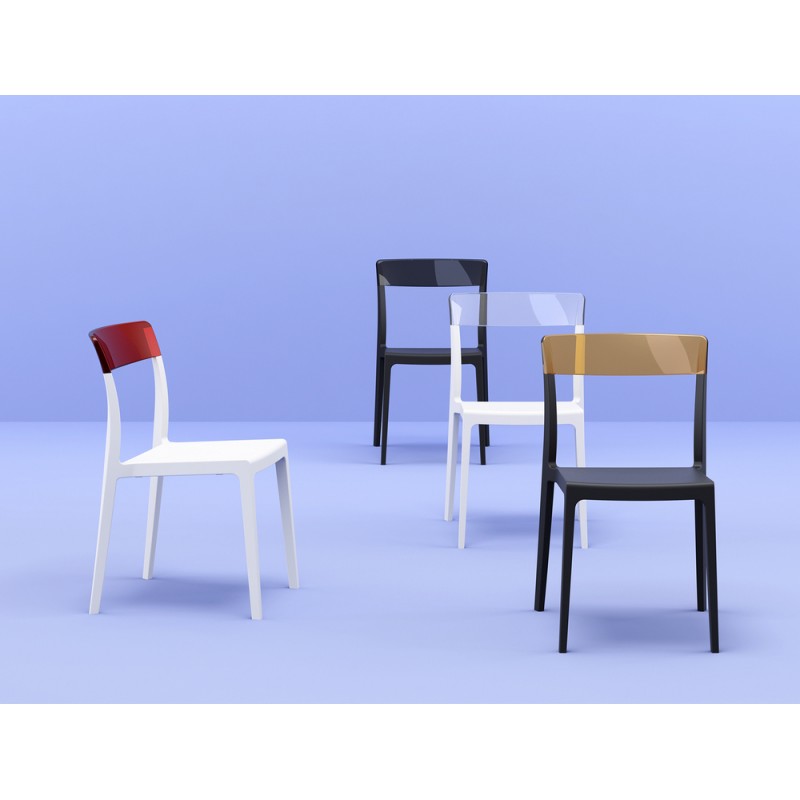 FLASH 091 Siesta Flash Hi-Tech Chair art. 091 with thermoplastic structure and polypropylene shell