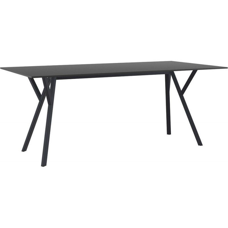 MAX TABLE 180 748 Siesta Tavolo Fisso Hi-Tech Max Table 180 art. 748 con struttura in plastica e piano in laminato compatto HPL da 180x90 cm