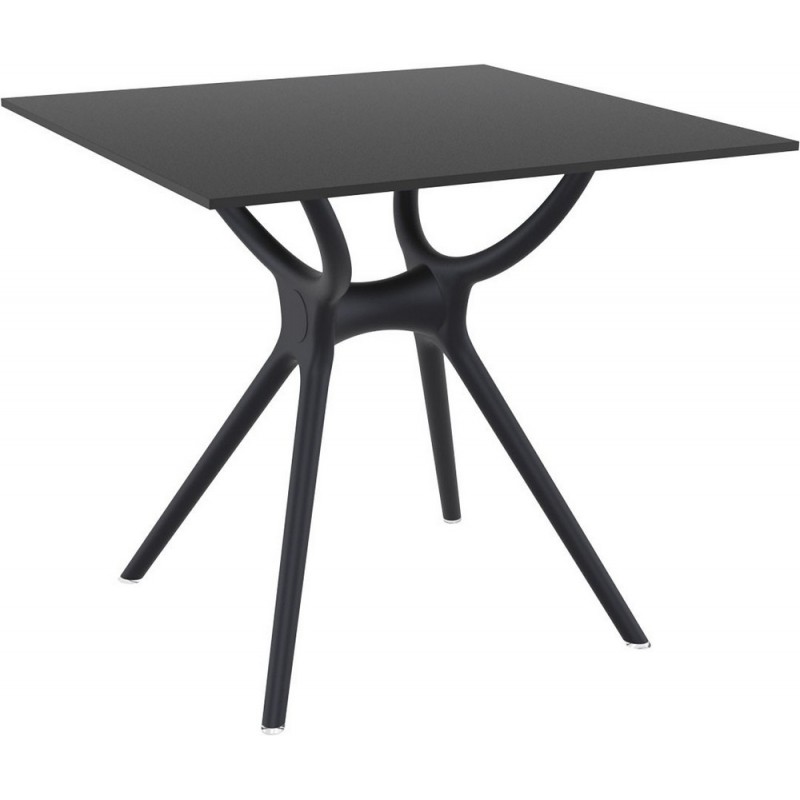 AIR TABLE 80 700 Siesta Tavolo Fisso Hi-Tech Air Table 80 art. 700 con struttura in plastica e piano in laminato compatto HPL da 80x80 cm