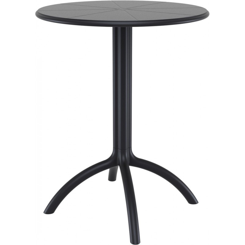 OCTOPUS 60 160 Siesta Hi-Tech Fixed Table Octopus 60 art. 160 with Ø60 cm polymer structure