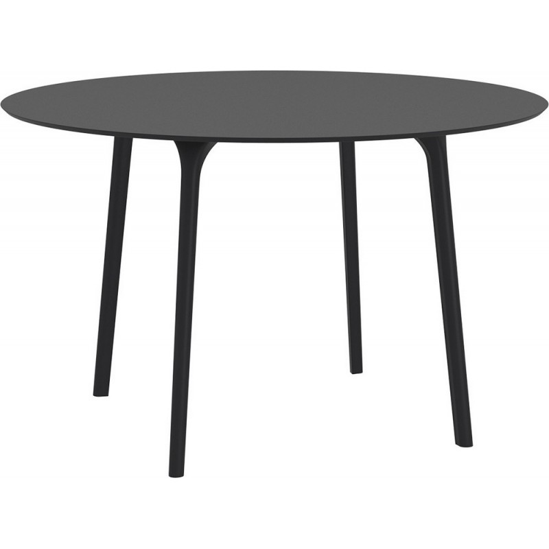 MAYA 120 675 Siesta Hi-Tech Fixed Table Maya 120 art. 675 with Ø120 cm thermoplastic structure