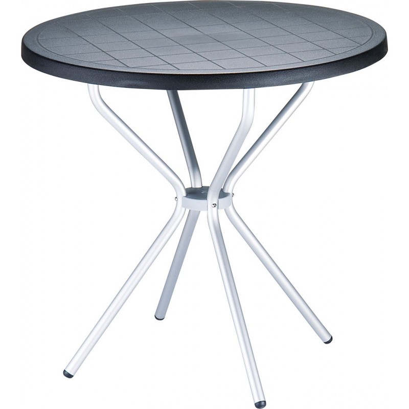 ELFO 70 710 Siesta Hi-Tech Fixed Table Elfo 70 art. 710 with Ø70 cm aluminum structure
