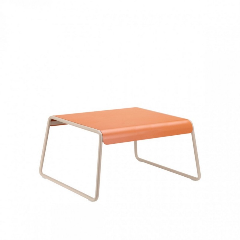 TAVOLINO LISA LOUNGE 2879 Table basse Scab Lisa Lounge art. 2879 avec structure en acier et plateau en acier - Avec plateau