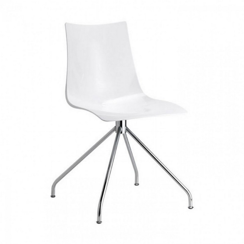 ZEBRA ANTISHOCK 2601 Scab Zebra Antishock Chair art. 2601 with metal structure and polycarbonate shell - With swivel trestle