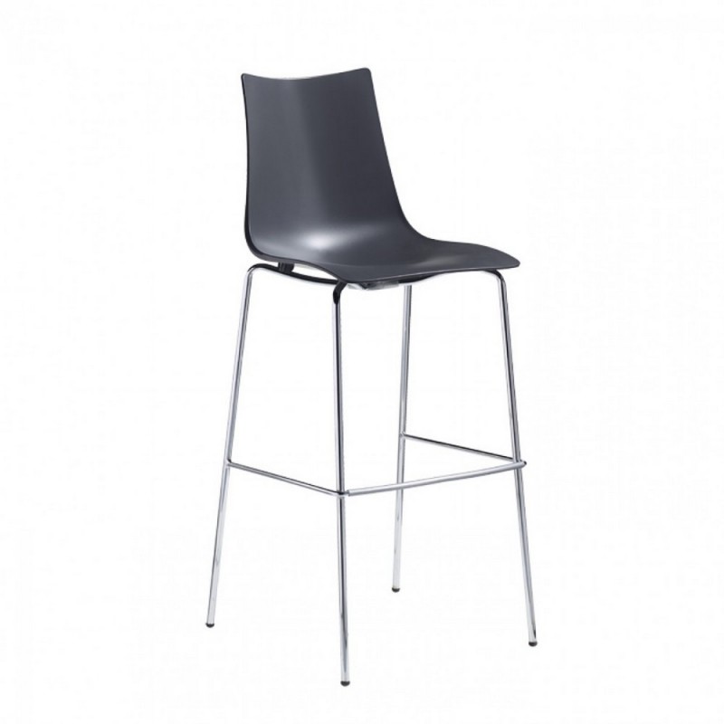 SGABELLO ZEBRA TECNOPOLIMERO 2566 Scab Sgabello Zebra art. 2566 con struttura in metallo e scocca in tecnopolimero da h. 65 cm - CON VOUCHER 15% NEL CARRELLO
