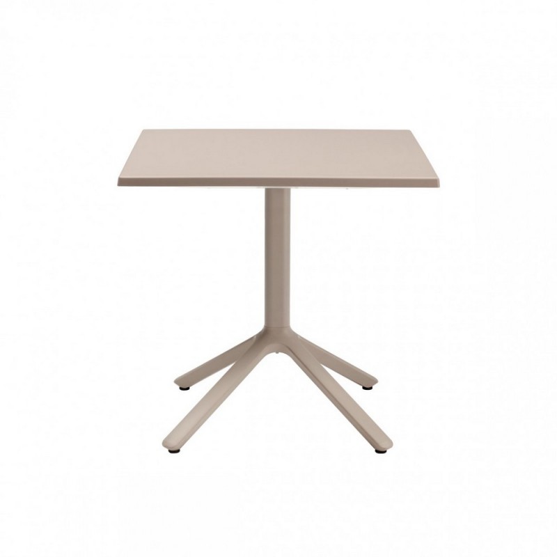 ECO FISSO 2449 Scab Tavolo fisso Eco Fisso art. 2449 con struttura in tecnopolimero e piano liscio in tecnopolimero da 80x80 cm - CON VOUCHER 15% NEL CARRELLO