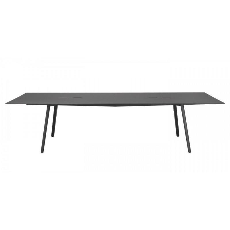 SQUID OF 2432 Scab Mesa fija Squid OF art. 2432 con estructura de metal y tapa de laminado compacto de 300x120 cm