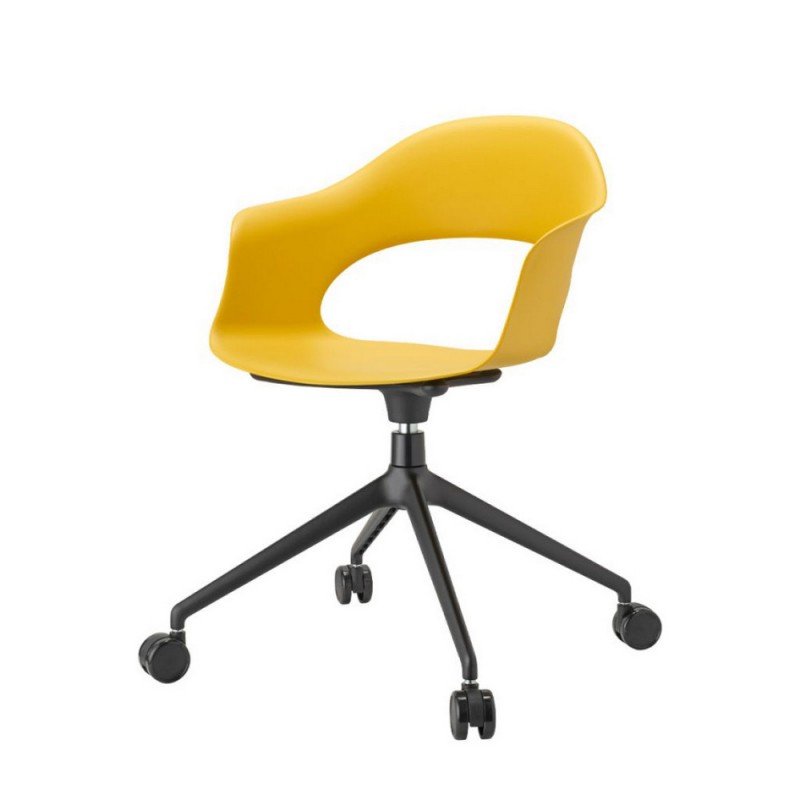 LADY B 2596 Scab Sedia Lady B art. 2596 con struttura in metallo e scocca in tecnopolimero - Con ruote - CON VOUCHER 15% NEL CARRELLO
