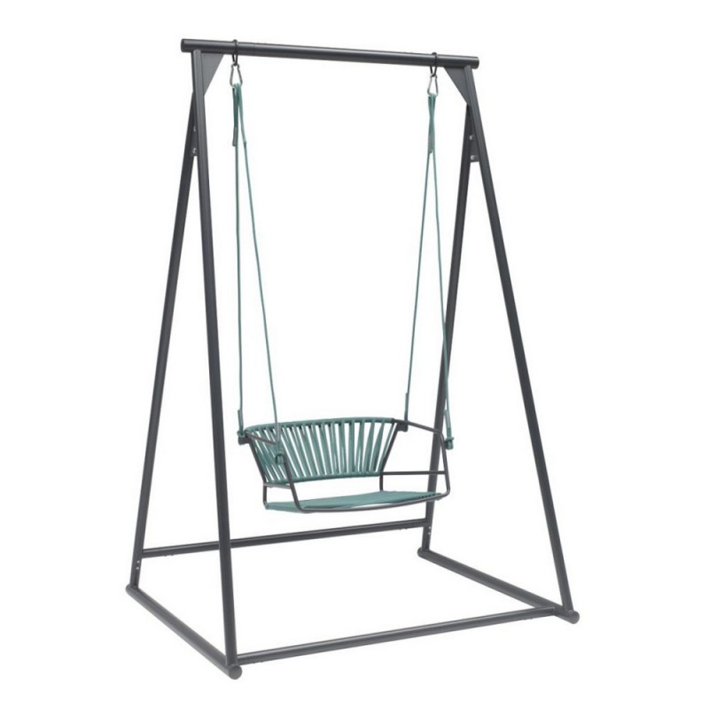 LISA SWING 2886 Scab Suspended seat with self-supporting structure Lisa Swing art. 2886 with metal structure and shell in nautical rope