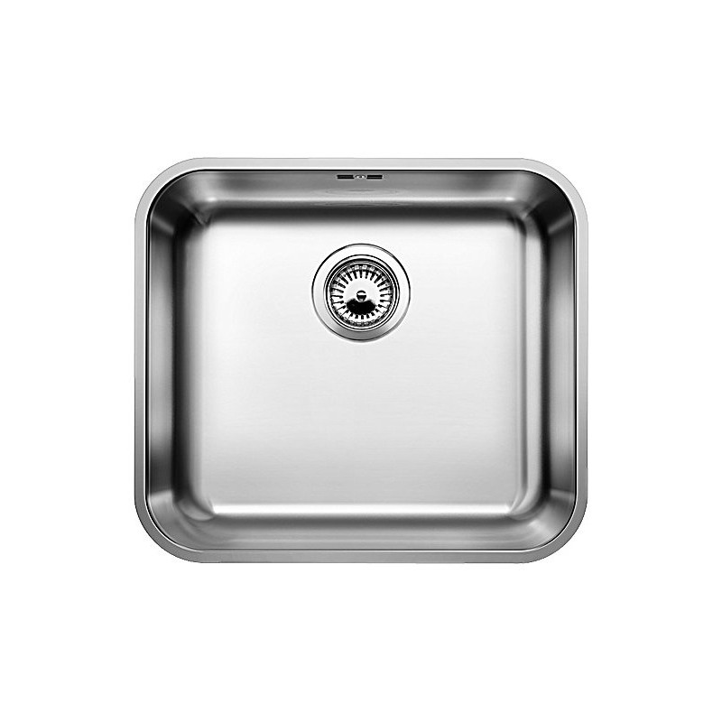 1518203 Blanco | SUPRA 450-U 1518203 Évier simple en acier inoxydable, 48 x 43 cm - À encastrer
