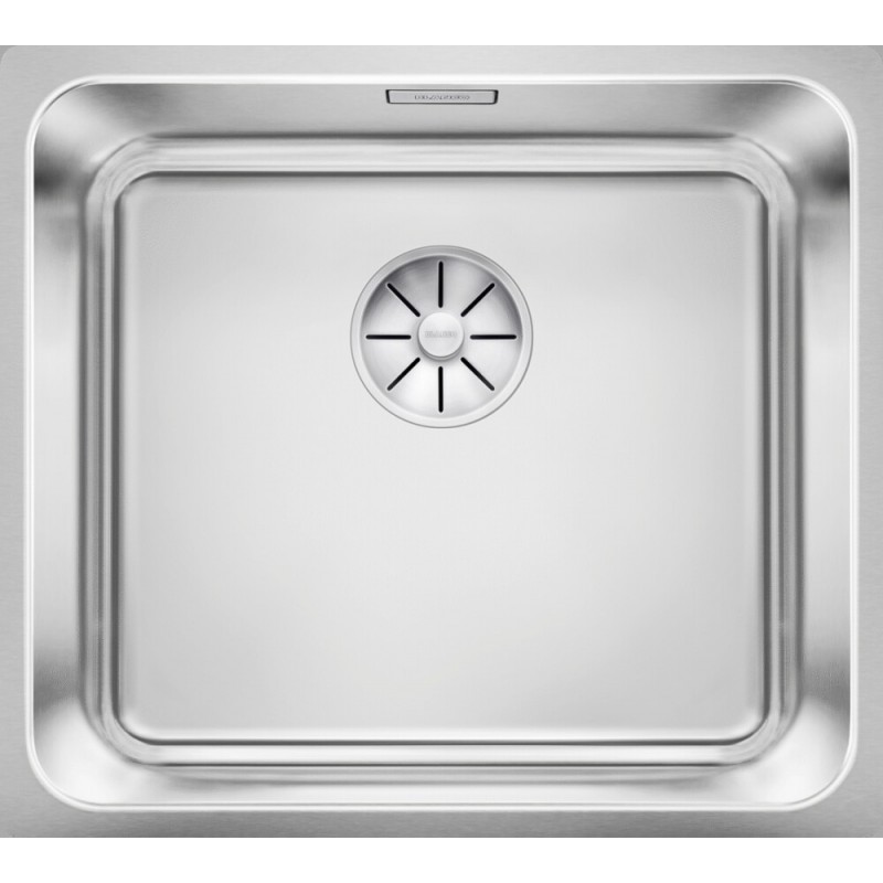 1526121 Blanco Sink one bowl SOLIS 450-IF 1526121 in 49x44 cm stainless steel - Above-top / Flush-top