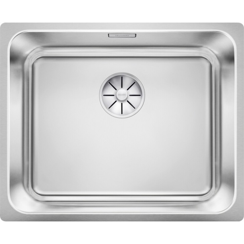 1526123 Blanco Single bowl sink SOLIS 500-IF 1526123 in 54x44 cm stainless steel - Above-top / Flush-top
