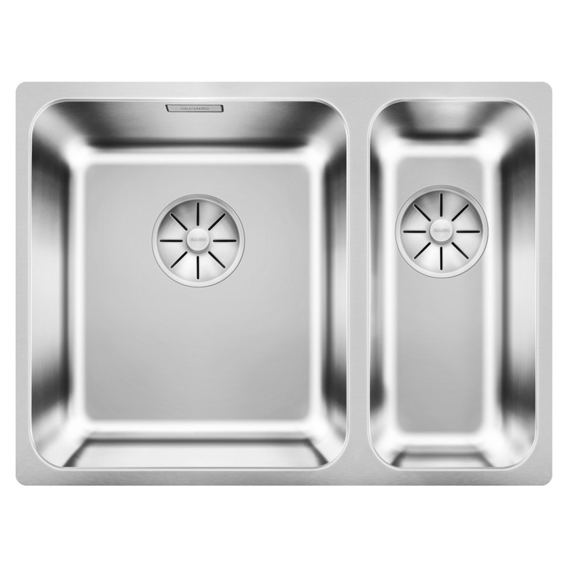 1526129 Blanco | Single bowl sink with left bowl SOLIS 340/180-U 1526129 in stainless steel, 58.5x44 cm - Undermount