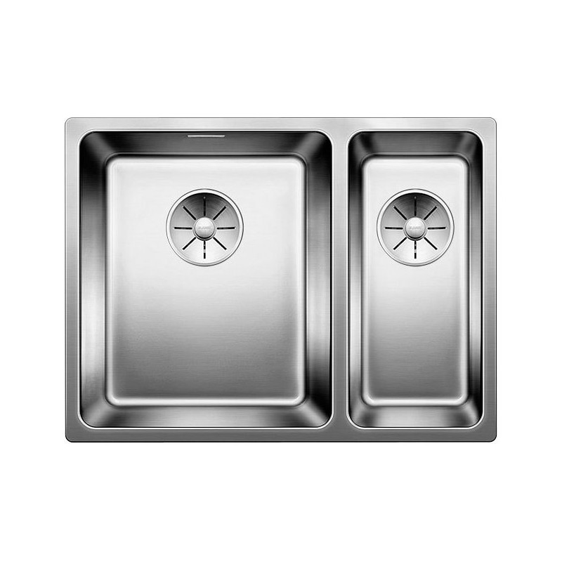 1522975 Évier Blanco à une cuve avec bac SX ANDANO 340/180-IF 1518323 en acier inoxydable 58,5 x 44 cm - À poser/Filotop