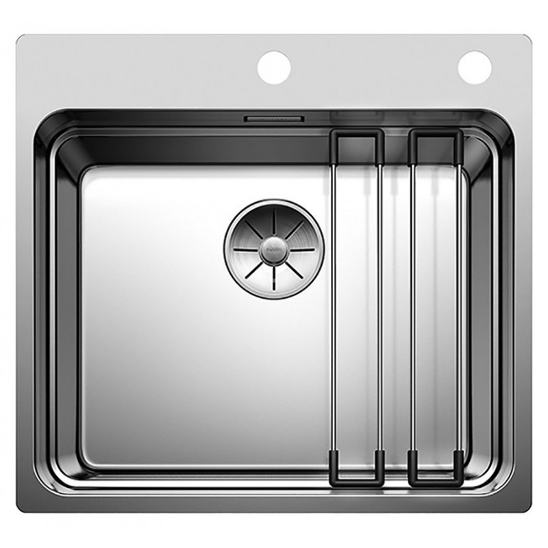 1521748 Blanco | ETAGON 500-IF/A 1521748 Single-Basin Stainless Steel Sink, 54x50 cm - Top-Mount/Flush-Mount