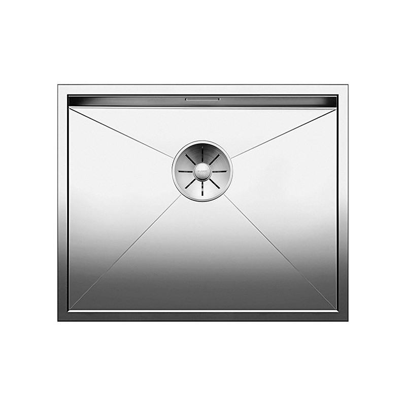1521588 Blanco Single bowl sink ZEROX 500-IF 1517244 in 54x44 cm stainless steel - Sopratop / Filotop