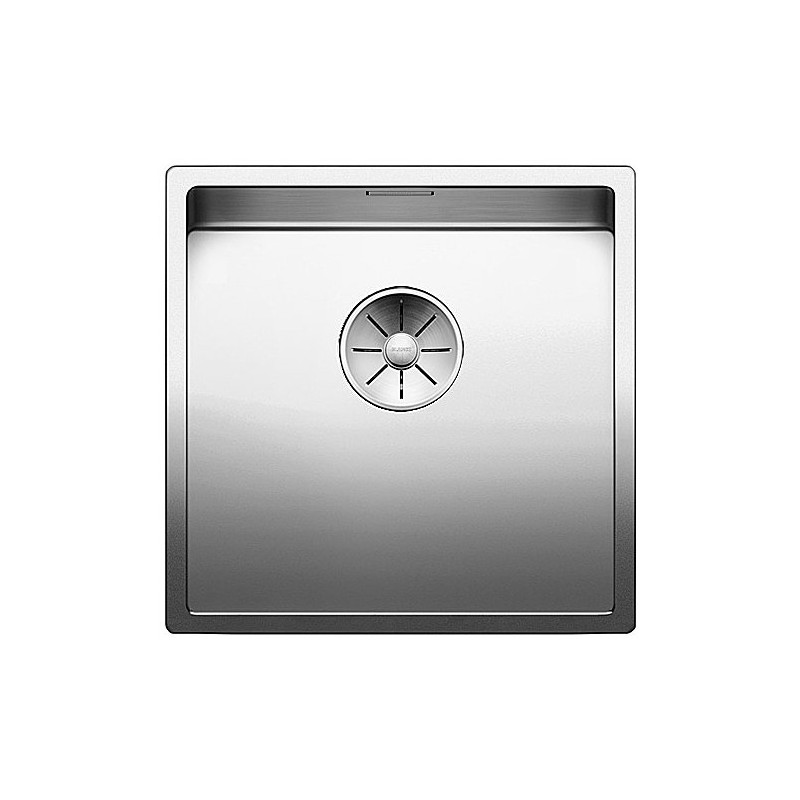 1521572 Blanco | CLARON 400-IF 1517212 Single-Basin Stainless Steel Sink, 44x44 cm - Top-Mount/Flush-Mount