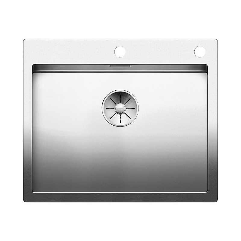 1521639 Blanco CLARON 550-IF/A 1516797 single bowl stainless steel sink 61x51 cm - Top/Fill-top