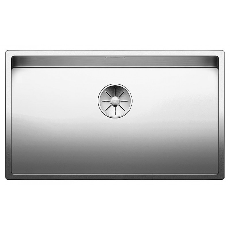 1521580 Blanco | CLARON 700-IF 1517222 Évier simple en acier inoxydable, 74 x 44 cm - À poser/À fleur de plan