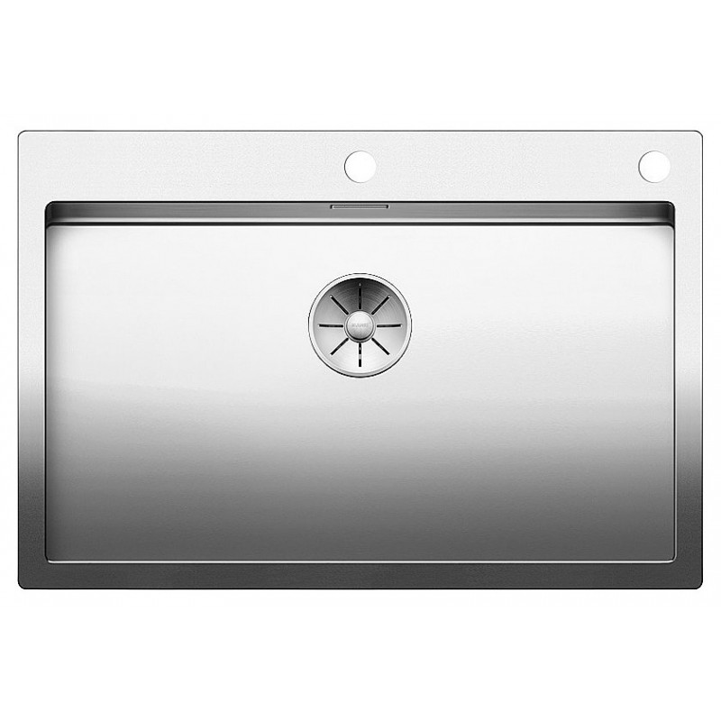1521634 Blanco | CLARON 700-IF/A 1515644 Évier simple en acier inoxydable, 76 x 51 cm - À poser/affleurer